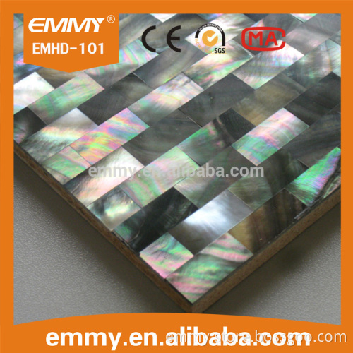 hot sale real blacklip sea shell mosaic tiles decorative material